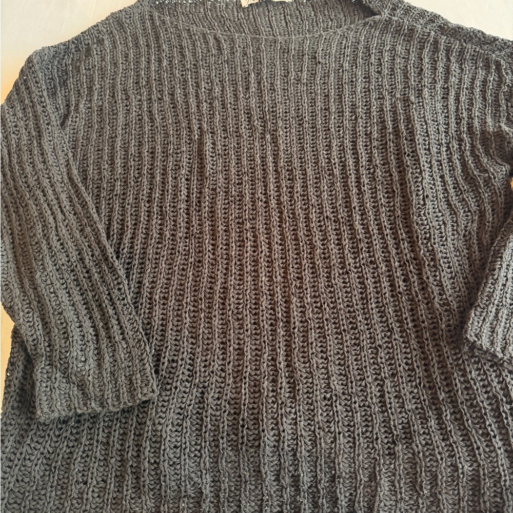 Zara Black Chunky Sweater Size Small - Picture 2 of 5